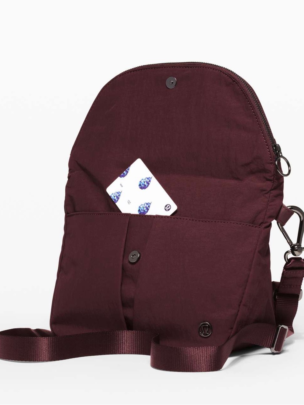 Lululemon All Night Festival 5L Crossbody Convertible Shoulder Bag Black Cherry - Picture 3 of 16